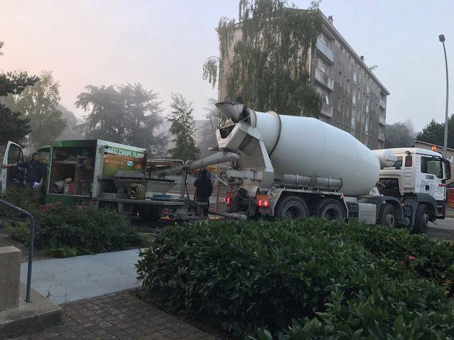 Chantier de réhabilitation d'immeubles à trois étages - Angers (49) - 2