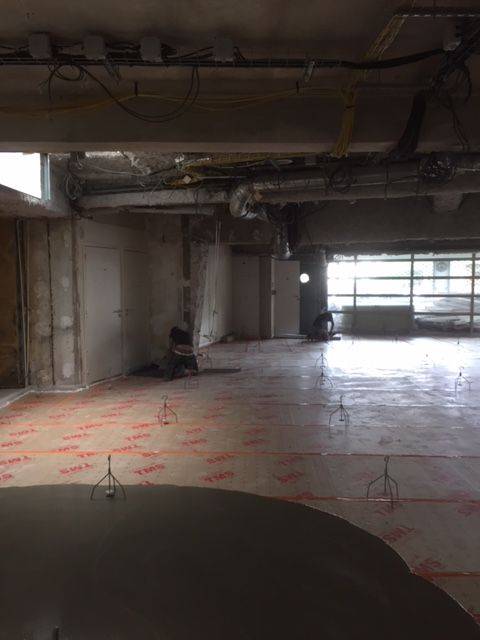 Chantier réhabilitation d'anciens locaux en magasin de cycles - 2