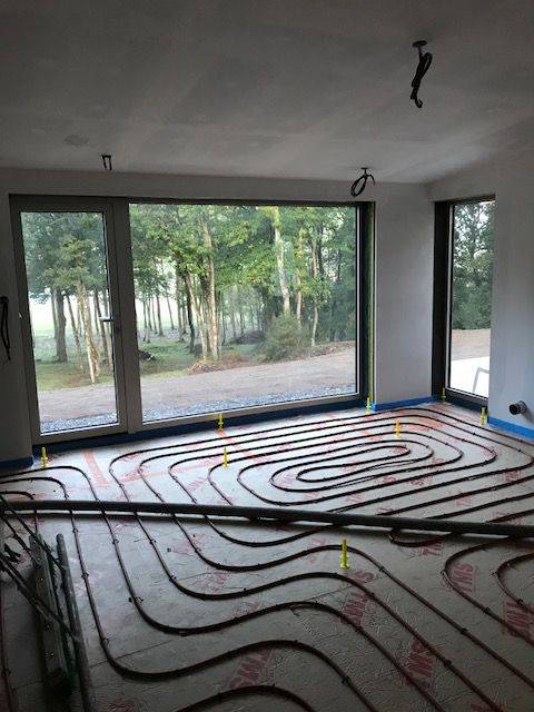 Chantier coulage d'une chape liquide anhydrite Knopp- 5