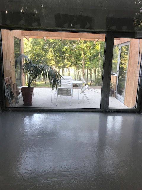 Chantier coulage d'une chape liquide anhydrite Knopp- 8