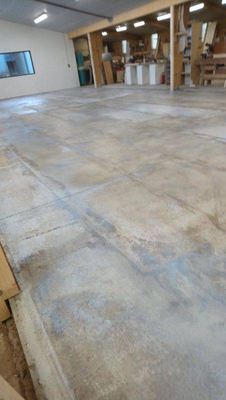 Chantier de ragréage d'extension d'une menuiserie au Cellier (44) - 2